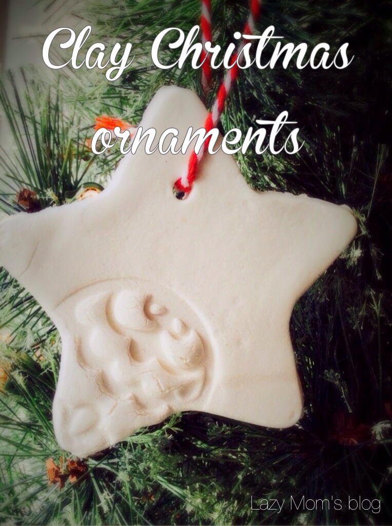 Clay Christmas ornaments