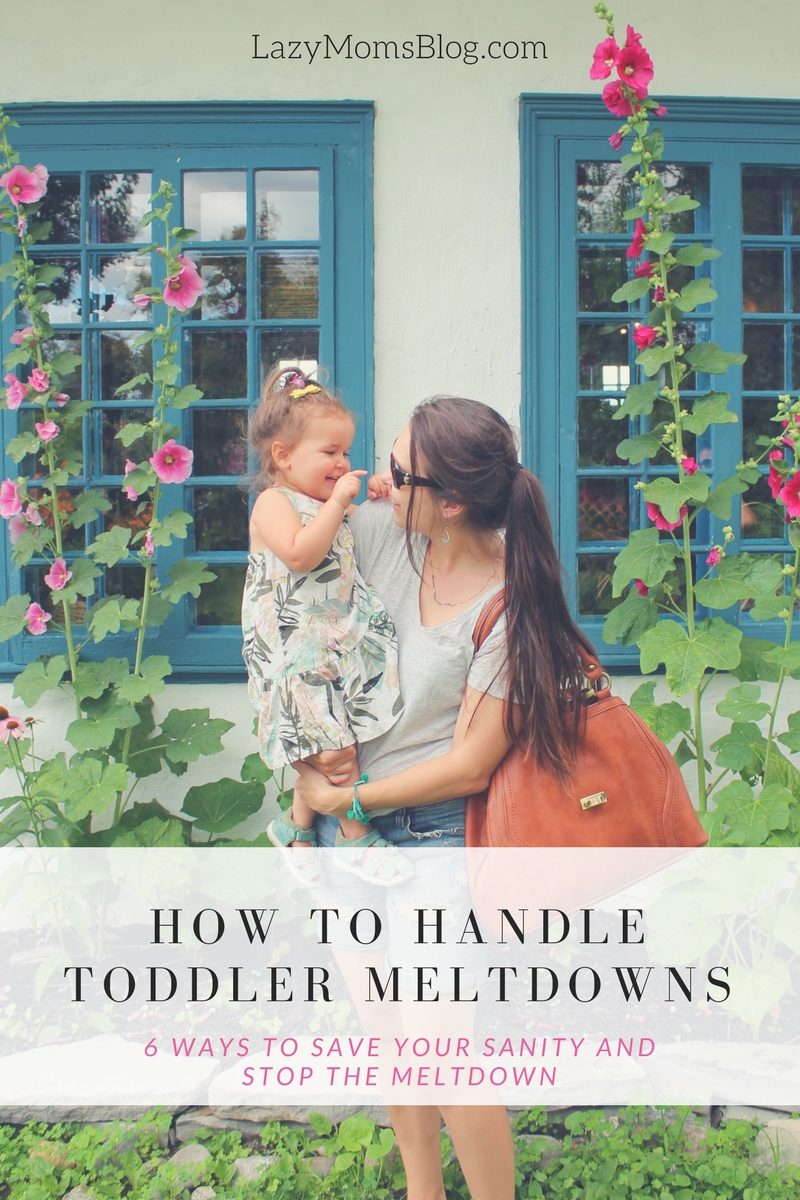 How to handle toddler meltdowns.