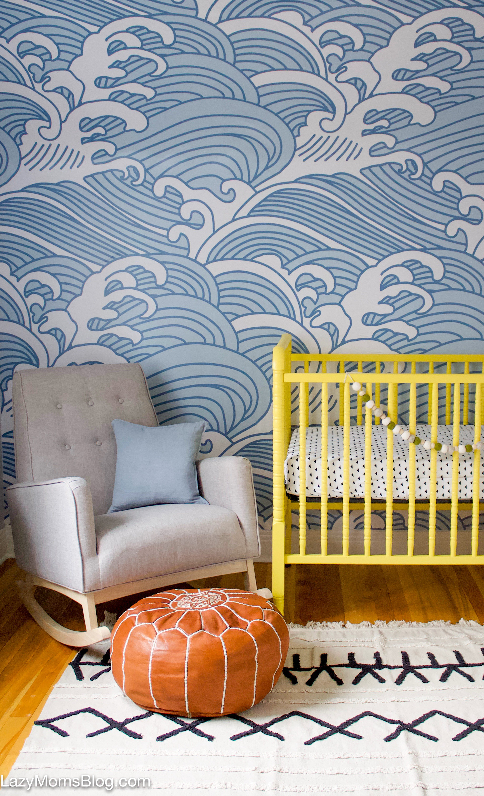 Eclectic nursery – One room challenge- the big reveal !