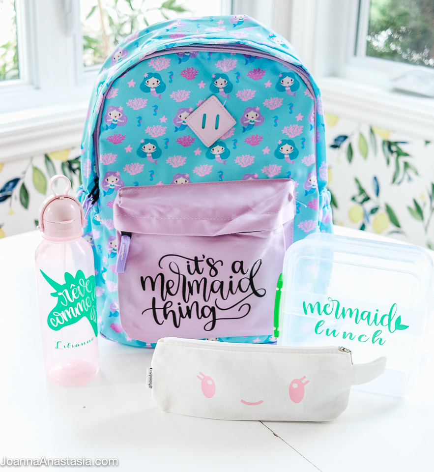 DIY personalized back to school gear with Cricut