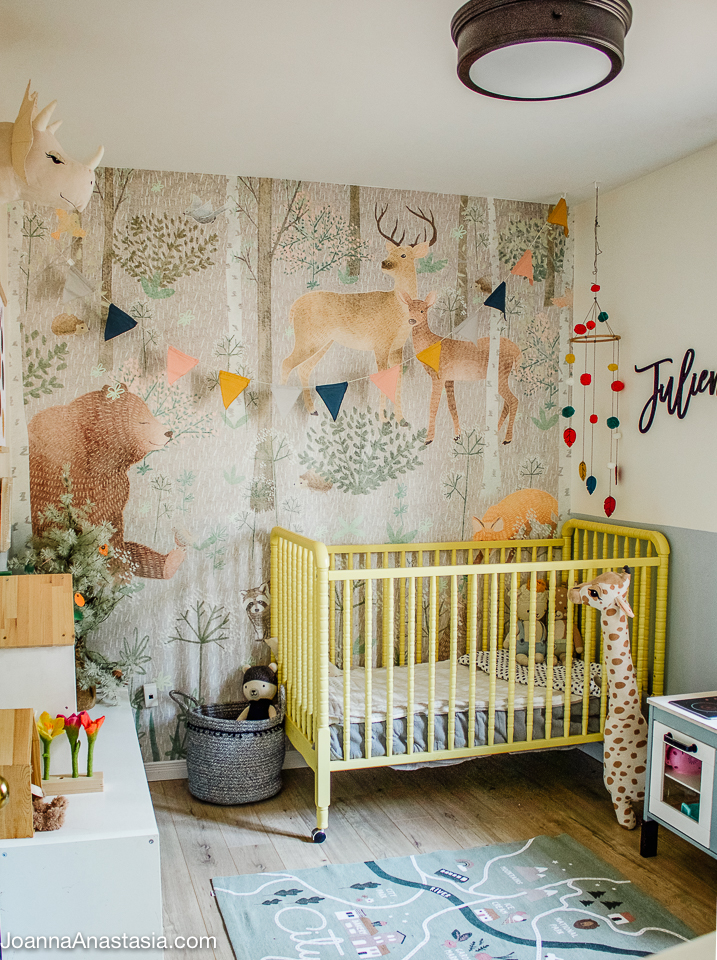 Woodland toddler bedroom